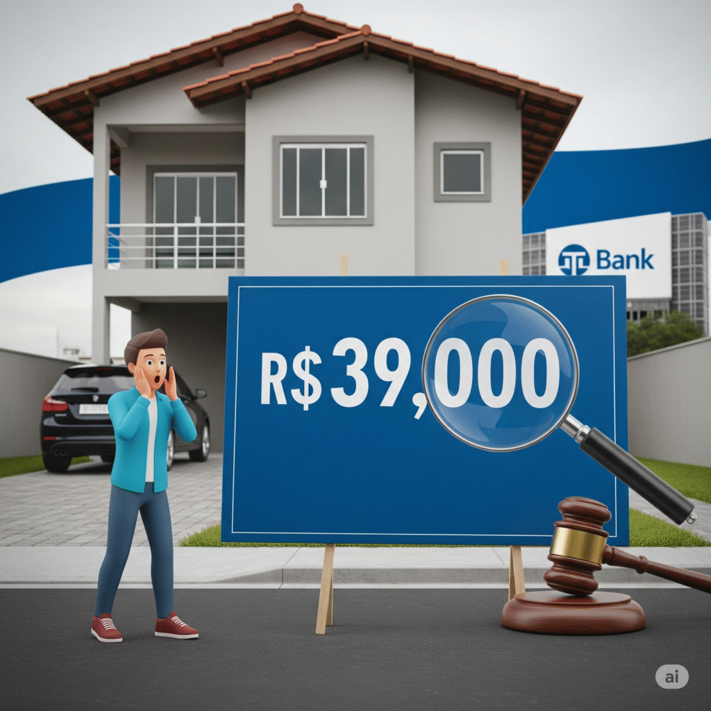 Estate Consult e Renda com Leilões Gem personalizado Leilão Santander: Imóvel a R$ 39 Mil